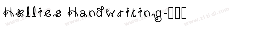 Hollies Handwriting字体转换 Hollies Handwriting字体转换